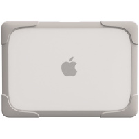 Husă rezistentă la impact cu picioare rabatabile pentru MacBook Air 13" (A2681 / A3113) - bej