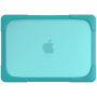 Carcasă antisoc cu piciorușe rabatabile pentru MacBook Pro 16" (A2485 / A2780 / A2991 / A3186 / A3403 / A3428 / A3429) - albastru