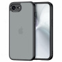 Husă transparentă mată pentru iPhone 16e / 17e - negru