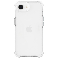 Husă transparentă cu ramă colorată pentru iPhone 16e / 17e - alb