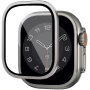 Wiwu sticla securizata cu cadru metalic pentru Apple Ceas Ultra 49mm - argintiu