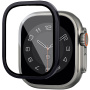 Wiwu sticla securizata cu cadru metalic pentru Apple ceas Ultra 49mm - negru