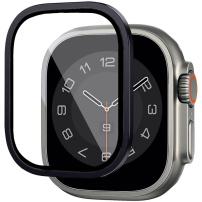 Wiwu sticla securizata cu cadru metalic pentru Apple ceas Ultra 49mm - negru