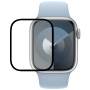 Folie de protecție WIwu cu cadru negru pentru ceas Apple 45mm