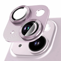 NORTHJO sticlă călită cu cadru metalic pentru a proteja lentilele camerei pentru iPhone 14 / 14 Plus - violet