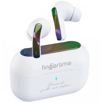 Căști fără fir Fingertime T17 - alb