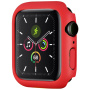 Husă tip carte mată pentru Apple Watch 45mm - roșie