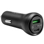 Încărcător auto Spigen F31QC cu porturi USB-C / USB-A - 48W - negru