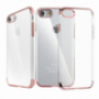 Carcasă de lux Baseus, mată, transparentă, pentru Apple iPhone SE (2020/2022) / 8 / 7 - roz-aurie