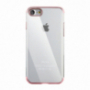 Carcasă de lux Baseus, mată, transparentă, pentru Apple iPhone SE (2020/2022) / 8 / 7 - roz-aurie