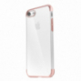 Carcasă de lux Baseus, mată, transparentă, pentru Apple iPhone SE (2020/2022) / 8 / 7 - roz-aurie