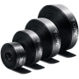 Topk set 4 piese de benzi velcro pentru fixarea și organizarea cablurilor - 1m - negru
