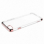 Carcasă de lux Baseus, mată, transparentă, pentru Apple iPhone SE (2020/2022) / 8 / 7 - roz-aurie