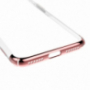 Carcasă de lux Baseus, mată, transparentă, pentru Apple iPhone SE (2020/2022) / 8 / 7 - roz-aurie