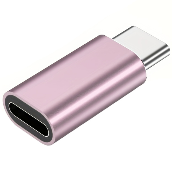 Adaptor lightning female la USB-C male - roz-auriu