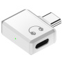 Mini adaptor audio - Lightning la USB-C - alb