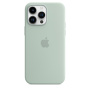 Carcasă originală Apple din silicon cu MagSafe pentru iPhone 14 Pro Max - albastru azur brumă