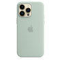 Carcasă originală Apple din silicon cu MagSafe pentru iPhone 14 Pro Max - albastru azur brumă