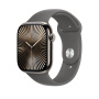 Original Apple curea sport pentru Apple ceas Ultra 49mm / 46mm / 45mm / 44mm / 42mm - S/M - gri rock