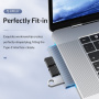 Hub ORICO AH-W13 3 în 1 - 2x USB-A 2.0 / USB-A 3.0 la USB-C - gri