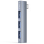 Hub ORICO AH-W13 3 în 1 - 2x USB-A 2.0 / USB-A 3.0 la USB-C - gri