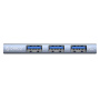 Hub ORICO AH-W13 3 în 1 - 2x USB-A 2.0 / USB-A 3.0 la USB-C - gri