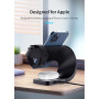 Suport magnetic wireless 4 în 1 Appleking pentru iPhone / Apple Watch / AirPods - 15W - negru