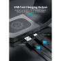 Suport magnetic wireless 4 în 1 Appleking pentru iPhone / Apple Watch / AirPods - 15W - negru