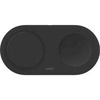 Suport magnetic de încărcare BELKIN BOOST CHARGE PRO Qi2 2in1 pentru iPhone / AirPods - neagră