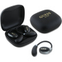 Căști wireless Guess Satin Classic Logo OWS - negru