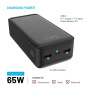 FIXED Zen2 30 Plus powerbank cu porturi USB-C \/ 2x USB-A - 30 000 mAh - negru