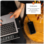 FIXED Zen2 30 Plus powerbank cu porturi USB-C \/ 2x USB-A - 30 000 mAh - negru