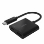 Adaptor video și de încărcare BELKIN - HDMI / USB-C la USB-C - negru