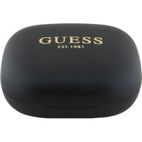 Căști wireless Guess Satin Classic Logo OWS - negru