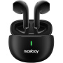 Căști wireless Niceboy HIVE Beans Pop - negru