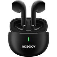Căști wireless Niceboy HIVE Beans Pop - negru