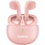 Căști wireless Niceboy HIVE Beans Pop - roz