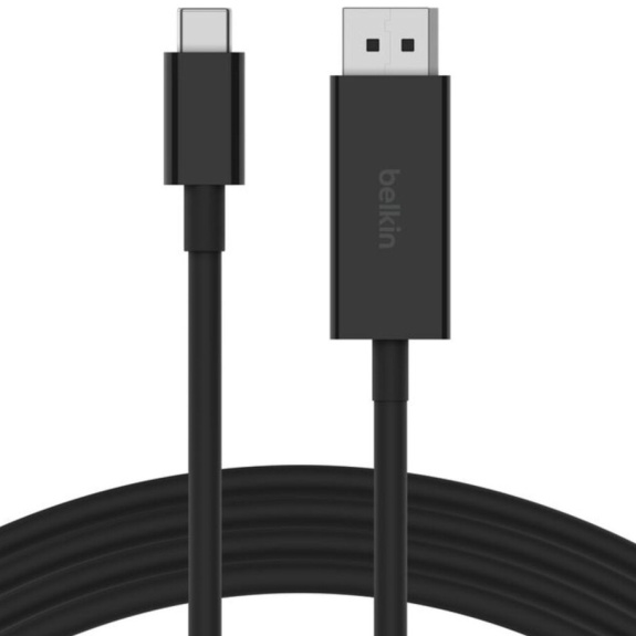 Cablu video BELKIN Connect - Display Port la USB-C - 2 m - negru