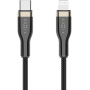 Cablu împletit pentru încărcare ?i transfer de date FIXED PD 60W USB-C / Lightning - MFi pentru iPhone / iPad / iPod / AirPods - 1,2 m - negru