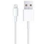 Cablu scurt USB-A / Lightning, de date și încărcare, pentru iPhone / iPod / iPad / AirPods - 20 cm – alb