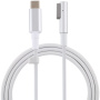 Cablu de încărcare cu conectori USB-C / MagSafe (tvar L) pentru MacBook - 1,6 m - alb