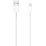 Cablu original Apple USB-A / Lightning, pentru iPhone / iPad / iPod / Airpods - 2 m - alb