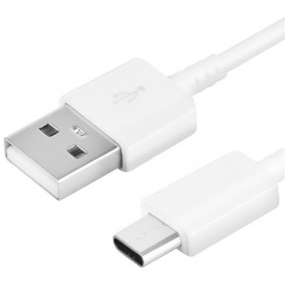 Cablu original Samsung de încărcare și date - USB-A la USB-C - ambalaj eco - 1,5 m - alb