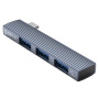 Hub ORICO AH-W13 3 în 1 - 2x USB-A 2.0 / USB-A 3.0 la USB-C - gri