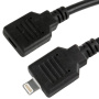 Cablu prelungitor Lightning Male / Lightning Female, pentru iPhone / iPad / iPod / AirPods - 1 m - negru
