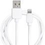 Cablu USB-A / Lightning de sincronizare şi de încărcare, pentru iPhone / iPad / iPod / AirPods - 1 m - alb