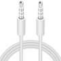 Cablu de conectare AUX - jack 3,5mm pentru iPhone / iPad / iPod - 1m - alb
