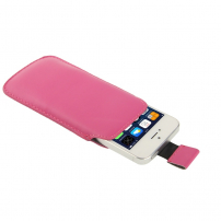 Husă cu curea de scoatere, pentru iPhone 5 / 5S / SE (2016) – roz