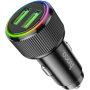Încărcător auto cu două porturi USB-A Hoco NZ14 Guerrero 36W - neagră