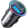 Încărcător auto JOYROOM CCN04 cu porturi USB-C / USB-A - 60W - negru